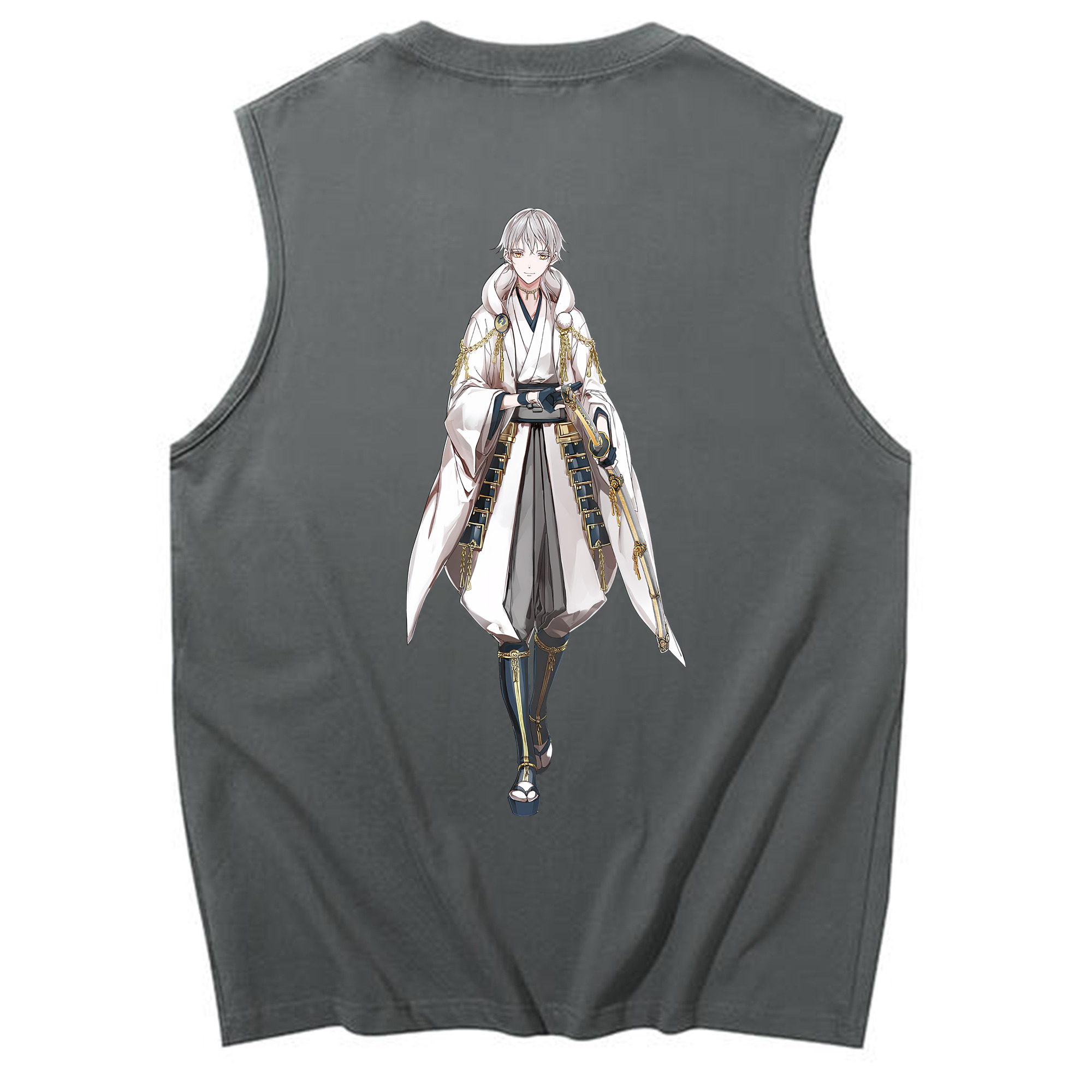 （画像用） 刀剣乱舞 Touken Ranbu コットン100％タンクトップ（背面プリント）